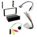 CAR CD STEREO RECEIVER DASH INSTALL MOUNTING KIT WIRE HARNESS + MINI REAR VIEW CAMERA FOR SELECT NISSAN VEHICLES