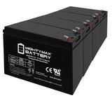 12V 7Ah Battery Replacement for APC BN1250 BR1500g - 4 Pack