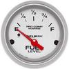 Auto Meter 200760-33 Fuel Level - E - F - (240-33 Ohms Fuel) - Electronic - Silver Ultra Lite Marine