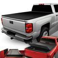 DNA Motoring TTC-TRISOFT-037 For 14-18 Chevy Silverado/GMC Sierra 8 Bed Fleetside Adjustable Tri-Fold Soft Top Trunk Tonneau Cover