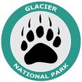 Glacier National Park Claw Paw Print -3.5 - Car Truck Window Bumper Graphics Vinyl Sticker Decal - Nature Fishing Hiking Trails Wildlife Bears Wolves Deer Mountains
