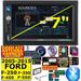 FITS 05-15 FORD F250/350/450/550 \ AM/FM USB/BLUETOOTH TOUCHSCREEN CAR RADIO STEREO PKG. INCLUDES VEHICLE SPECIFIC INSTALLATION HARDWARE INCLUDING DASH KIT WIRE HARNESS AND ANTENNA ADAPTER WH