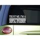 Trust me Dental Hygienist *H511* 8 inch Sticker decal dentistry teeth bleach