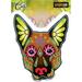 Cali German Shepherd Sugar Skull Dog - 4.5 x 5 - Sticker DECAL