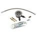 Chevy Hydraulic Throwout Bearing Kit Compatible with 3 & 4-Speed Clutches Includes GM Clutch Bearing Bleeder Screw Assembly 1/8 NPT Fitting AN4 12 Braided Stainless Line .688 Travel