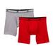 Adidas Underwear & Socks | Adidas 2 Pack Mens Relaxed Performance Boxer Breif | Color: Gray/Red | Size: Various