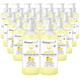 Lemon Zest Hand Sanitiser Gel - 500ml Pump Bottle - 70% Alcohol - Made in the UK (Pack of 24)