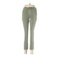 Mossimo Jeggings - Mid/Reg Rise: Green Bottoms - Women's Size 4