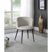 Corrigan Studio® Ravon Velvet Dining Chair Upholstered/Velvet in Black/Brown | 30 H x 23.5 W x 23.5 D in | Wayfair 4BCCED85F27B4FF0A08C672D3BF2C7CE