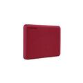 Toshiba Canvio Advance 2TB Portable External Hard Drive USB 3.0, Red - HDTCA20XR3AA