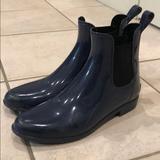 J. Crew Shoes | J Crew Chelsea Rain Boots | Color: Blue | Size: 11