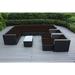 Bayou Breeze Konen Wicker 8 - Person Seating Group w/ Cushions - No Assembly Synthetic Wicker/All - Weather Wicker/Wicker/Rattan in Black | Outdoor Furniture | Wayfair