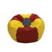 Factory Direct Partners SoftScape Classic 38" Large Bean Bag Faux /Scratch/Tear Resistant/Stain Resistant in Red/Yellow | Wayfair 13022-273