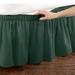 Red Barrel Studio® Ormsby Elastic Bed Wrap Ruffle Bed Skirt Cotton in Green | 78 W x 80 D in | Wayfair 2FC24CDD488748CC891C182FE3DBEFB0