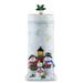 The Holiday Aisle® Snowmen Family Kitchen Freestanding Paper Towel Holder Wood/Plastic in Brown/White | 13.75 H x 5.75 W x 7.375 D in | Wayfair