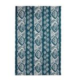 Blue/Green 60 x 0.13 in Area Rug - Dakota Fields Geometric Teal Area Rug Chenille | 60 W x 0.13 D in | Wayfair FBC29744763E4AC1B8EE7CB6CD7F256E