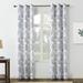 Three Posts™ Lawerence Medallion Floral Semi-Sheer Grommet Curtain Panel Metal | 95 H in | Wayfair A491BB5E0CF94F9096AA48AA75CF1761