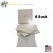 (4Pack) 5x5 Universal Pinwheel Postage Meter Tape - 200 Labels/Box 4 Labels/Sheet - 50Sheet/Box (445-50)
