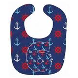 Caroline s Treasures Month 6 Baby Bib Nautical