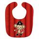 Pirate Monkey Red #2 Baby Bib