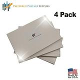 Money Saver 4-Pack (400 Labels) (USPS Approved) Double Postage Meter Tapes 5.5 x 3.5 Compares to Pitney Bowes 612-0 612-7 612-9 & 620-9 Postage Meter Tape 05204 2 labels/Sheet