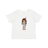 Inktastic Native American Girl Cute Girl Brown Hair Girls Baby T-Shirt