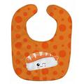 Caroline s Treasures Baby Bib Orange Sushi Sashimi