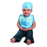 Disguise Disney Baby Princess Cinderella Blue Bib & Hat Infant Size 0-6 months