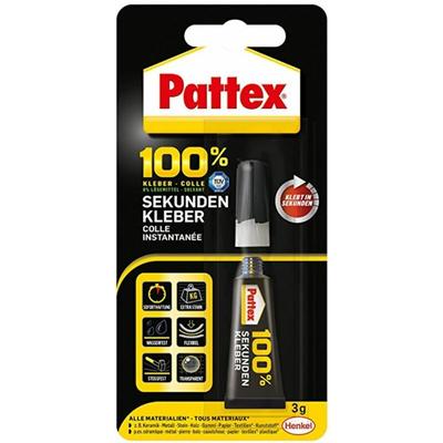 Pattex - 100 Prozent Sekundenalleskleber Image