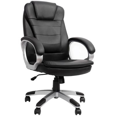 Chefsessel Bürostuhl 120 KG Drehstuhl Schreibtischstuhl Computerstuhl Office Schwarz Image