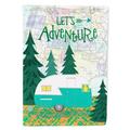 Carolines Treasures VHA3003GF Lets Adventure Glamping Trailer Flag Garden Size Small multicolor