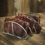 Kamado Joe Stainless Steel Rust Proof Dishwasher Safe Portable Grilling Rib Rack