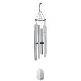 Woodstock Wind Chimes Signature Collection Windsinger Chimes of Athena Silver 44 Wind Chime WWSA