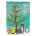 Carolines Treasures BB4414GF Asian Cat Merry Christmas Tree Flag Garden Size Small multicolor