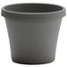 Bloem Terra Pot Round Planter: 24 - Charcoal Gray (Saucer Not Included) Durable Resin Pot for Indoor and Outdoor Use 16 Gallon Capacity