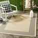 SAFAVIEH Courtyard Justine Striped Border Indoor/Outdoor Area Rug Grey/Cream 9 x 12