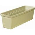 Southern Patio Dynamic Design WB3012FE Rolled Rim Window Box Planter With Tray 8 in L x 7.22 in H