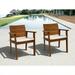 Pemberly Row 2 pc Patio Chair Set with Cushions in Eucalyptus