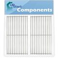 2-Pack BBQ Grill Cooking Grates Replacement Parts for Sunshine LEGEND 3 - Compatible Barbeque Grid 18 3/4