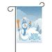 POPCreation Christmas Cute Snowman Winter Snow Garden Flag Outdoor Flag Home Party 12x18 inches