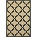 Sphinx Cayman Area Rug 660N9 Sand Lattice Curves 5 3 x 7 6 Rectangle