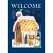 Toland Home Garden Gingerbread House Welcome Christmas Outdoor Garden Flag 18 x 12.5