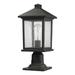 Z-Lite 531Phmr-533Pm Portland 18 Tall 1 Light Outdoor Lantern Pier Mount Light - Bronze