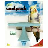 JW Sand T-Perch For Parakeets Cockatiels And Similar Sized Birds Attach Anywhere