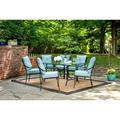 Hanover Lavallette 7-Piece Outdoor Dining Set in Ocean Blue LAVDN7PC-BLU