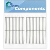 2-Pack BBQ Grill Cooking Grates Replacement Parts for Thermos 461230404 - Compatible Barbeque Grid 16 5/8