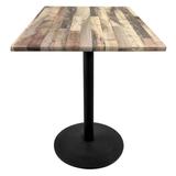 Holland Bar Stool Co Outdoor 30 in. Round Base Sqaure Indoor/Outdoor Patio Dining Table