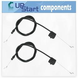 2-Pack 532183281 Zone Safety Control Cable Replacement for Husqvarna ROTARY LAWN MOWER (96114000408) (2007-07) Lawn Mower: Consumer Walk Behind - Compatible with 183281 Cable