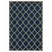 Sphinx Riviera Indoor/Outdoor Area Rug 4770L Patio Navy Diamond Trellis 8 6 x 13 Rectangle