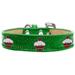 Mirage Pet 633-27 EG16 Red Cupcake Widget Dog Collar Emerald Green Ice Cream - Size 16